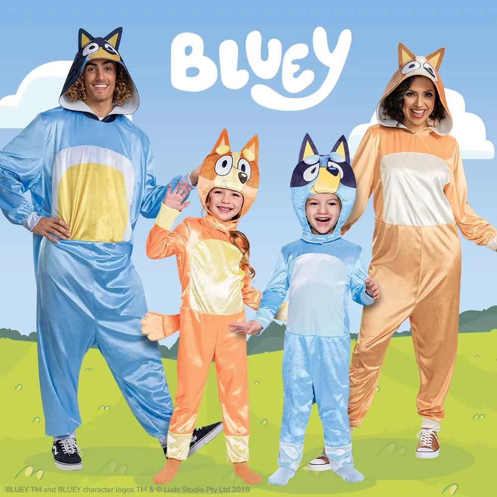 Bluey Halloween Costume for Toddler, Size 2T, by